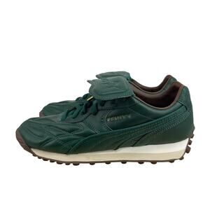 PUMA x Fenty Womens 9 Avanti Low Sneakers Shoes Green Leather Retro Preppy